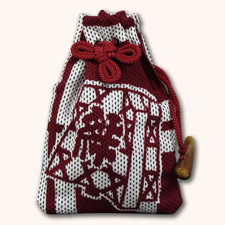 Koshisage Kin-chaku red (Waist Pouch)
