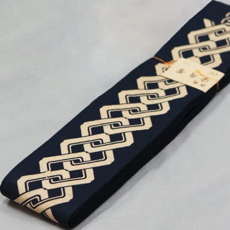 Kaku-obi black (Square Belt)