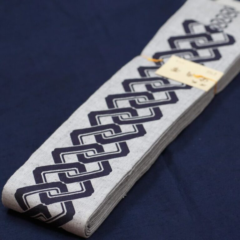 Kaku-obi gray (Square Belt)