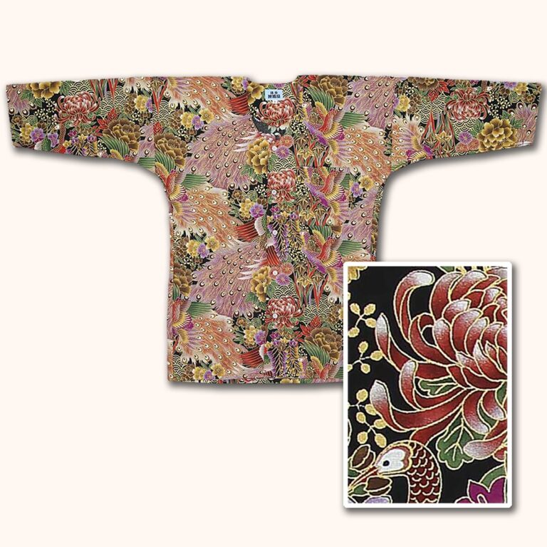 Koikuchi Shirt red (Patterned)